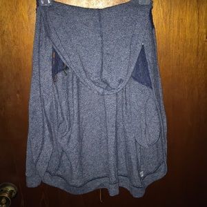 Long sleeve shirt with hood size medium